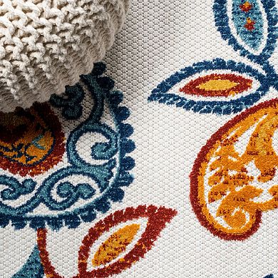 Julien Paisley High-low Indoor/outdoor Area Rug
