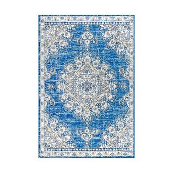 Leann Bohemian Flair Boho Vintage Medallion Area Rug