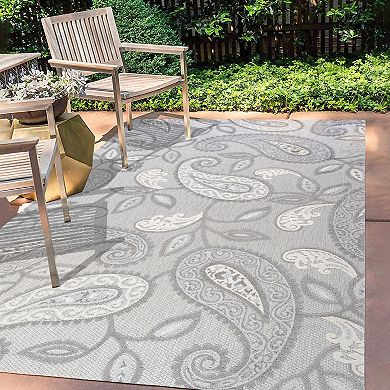 Julien Paisley High-low Indoor/outdoor Area Rug