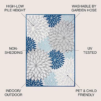 Minori Floral Indoor/outdoor Area Rug