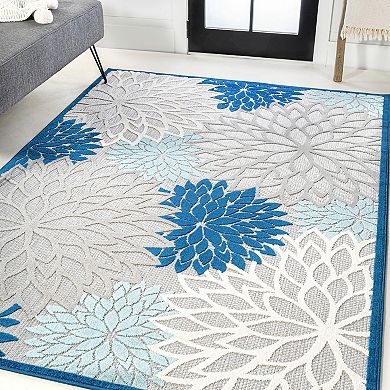 Minori Floral Indoor/outdoor Area Rug