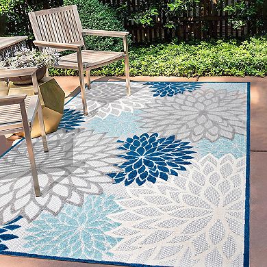 Minori Floral Indoor/outdoor Area Rug