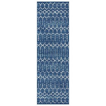 Moroccan Hype Boho Vintage Diamond Area Rug