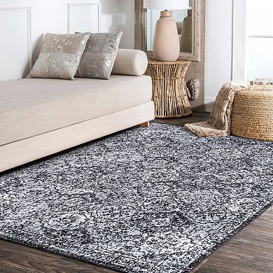 Modern Boho Vintage Trellis Area Rug