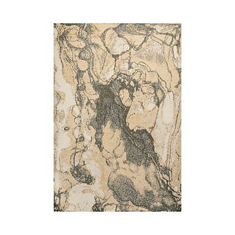 Marmo Abstract Marbled Modern Area Rug