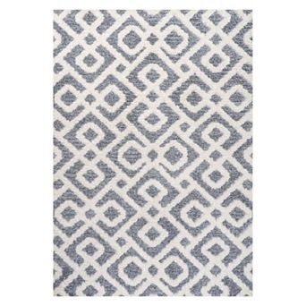 Astrid Retro Trellis High-low Area Rug