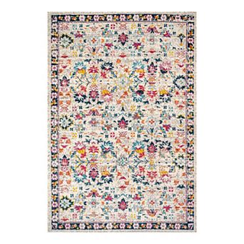 Alfombra Modern Boho Floral Area Rug