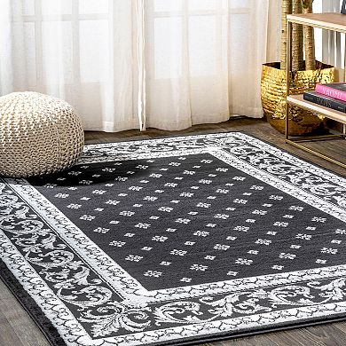 Acanthus French Border Area Rug