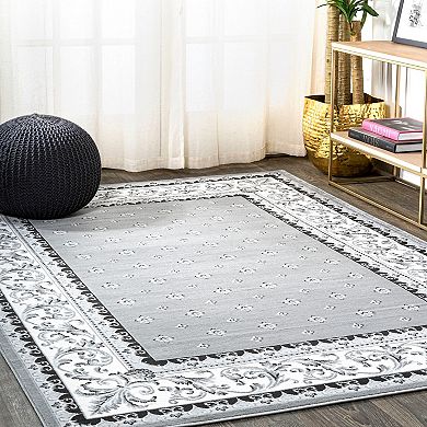 Acanthus French Border Area Rug