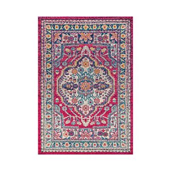 Kristina Bohemian Flair Boho Vintage Medallion Area Rug