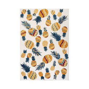 Ananas Bold Pineapple High-low Indoor/outdoor Area Rug