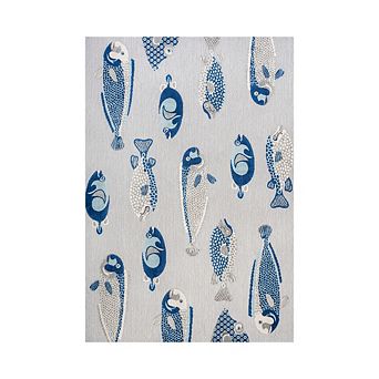 Algarve Modern Fish High-low Indoor/outdoor Area Rug