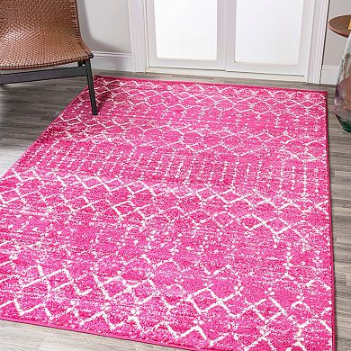 Moroccan Hype Boho Vintage Diamond Area Rug