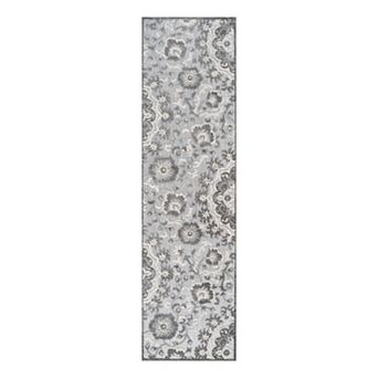 Lucena Modern Medallion High-low Indoor/outdoor Area Rug
