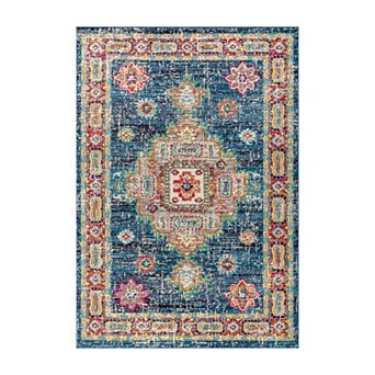 Bpl Bohemian Flair Boho Vintage Medallion Area Rug