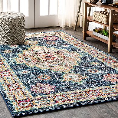 Bpl Bohemian Flair Boho Vintage Medallion Area Rug