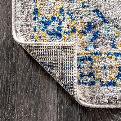 Modern Boho Vintage Trellis Area Rug