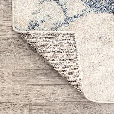 Marmo Abstract Marbled Modern Area Rug