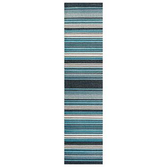 Duxbury Gradient Ticking Striped Area Rug