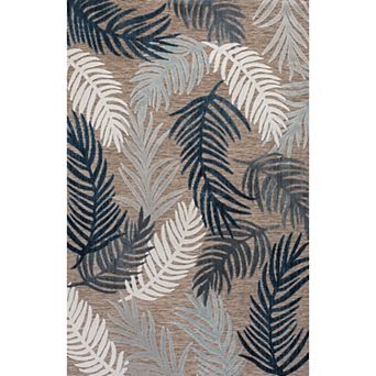 Montego High-low Tropical Palm Area Rug