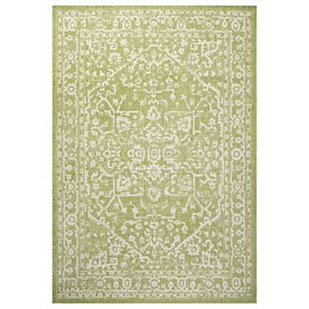 Malta Bohemian Medallion Textured Weave Indoor/outdoor Area Rug