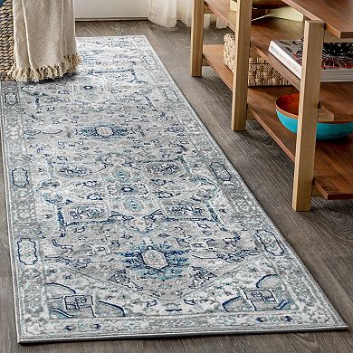 Jerica Modern Vintage Medallion Area Rug