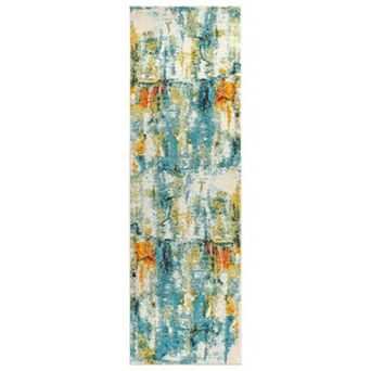Contemporary Pop Modern Abstract Waterfall Area Rug