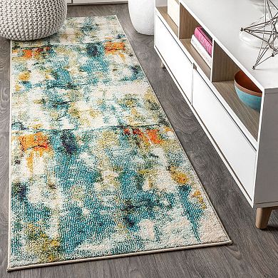Contemporary Pop Modern Abstract Waterfall Area Rug