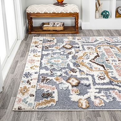 Aziza Medallion High-low Area Rug