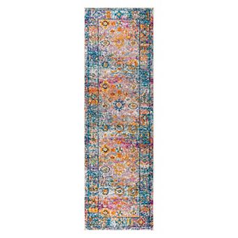 Vibrant Bohemian Flair Boho Vintage Medallion Area Rug