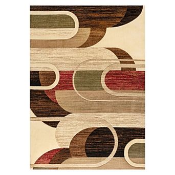 Tamara Retro Abstract Arches Area Rug