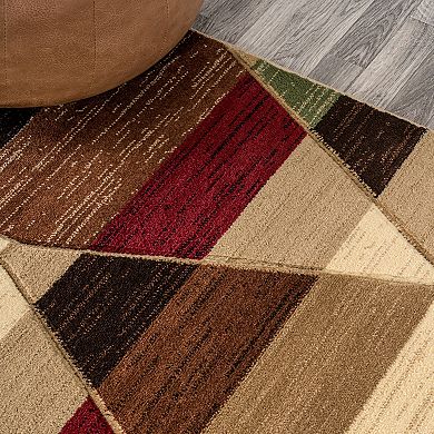 Kehoe Retro Diamonds Geometric Area Rug