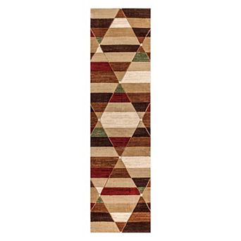 Kehoe Retro Diamonds Geometric Area Rug