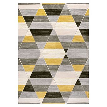 Kehoe Retro Diamonds Geometric Area Rug