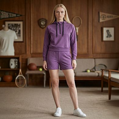Women’s Half-Zip Hoodie and Shorts Lounge Set