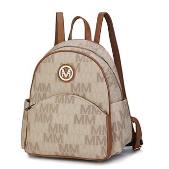 MKF Collection Palmer Logo-Print Backpack