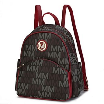 MKF Collection Palmer Logo-Print Backpack