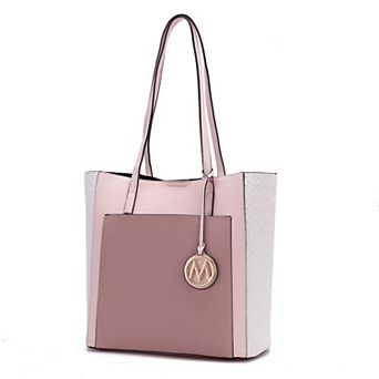 MKF Collection Leah Color-Block Tote Bag