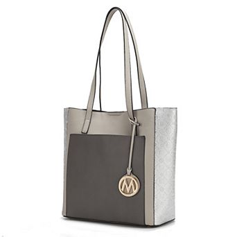 MKF Collection Leah Color-Block Tote Bag