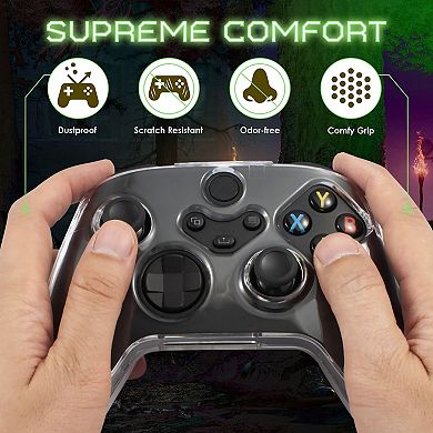 Protective Hard Shell Clear Cover Case for Xbox Series X/S Controller Dustproof
