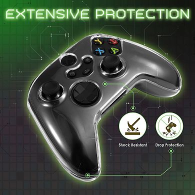Protective Hard Shell Clear Cover Case for Xbox Series X/S Controller Dustproof