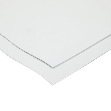 2x White EVA Foam Sheet for Craft, Kid Art, Padding, Cosplay, 2mm Thick 13.7x39"