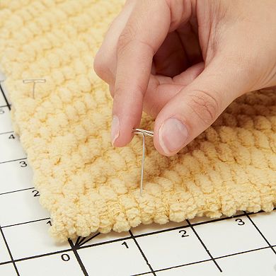 9x Blocking Mats For Knitting & Crochet Thick Interlocking Foam Grid, 200 T-Pin