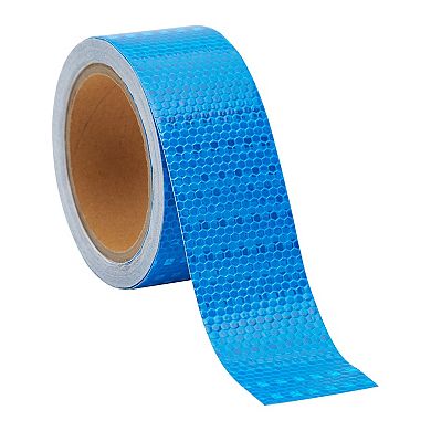 Blue Reflective Tape - 2 In x 30 FT Outdoor Reflector Safety Roll for Trailers