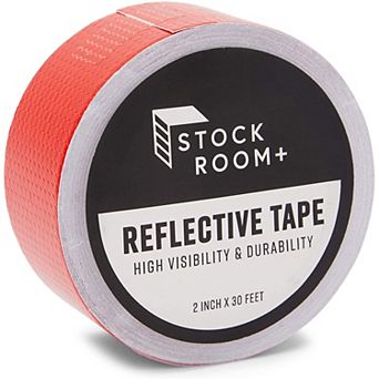 Red Reflective Tape - 2 in x 30 FT Outdoor Reflector Safety Roll for Trailers