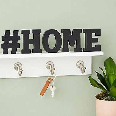 54 Pieces Black 3D Wood Alphabet Letters with 2 Symbols for Wedding Decoration