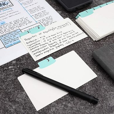 2x Daily Index Card Dividers with UV Laminated Tabs, Numbers 1-31 5 x 3.5 in