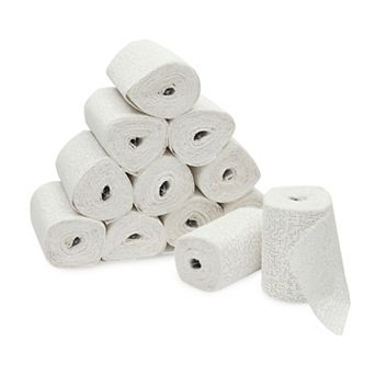 Plaster Cloth Rolls for Belly Casting and Crafts, 4 in x 15 Ft Each (12 Pack)