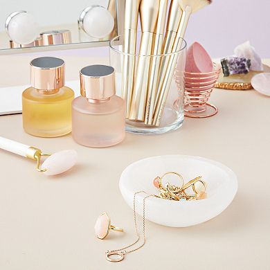 4-Inch Selenite Charging Bowl for Cleansing, Crystals and Healing Stones