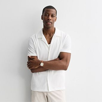 Apt. 9® Knit Button Up Shirt